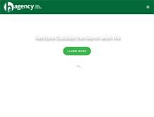 Tablet Screenshot of h4agency.com
